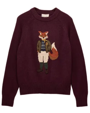 Joules Jonty Intarsia Knit Jumper Lightweight Stretch Fabric