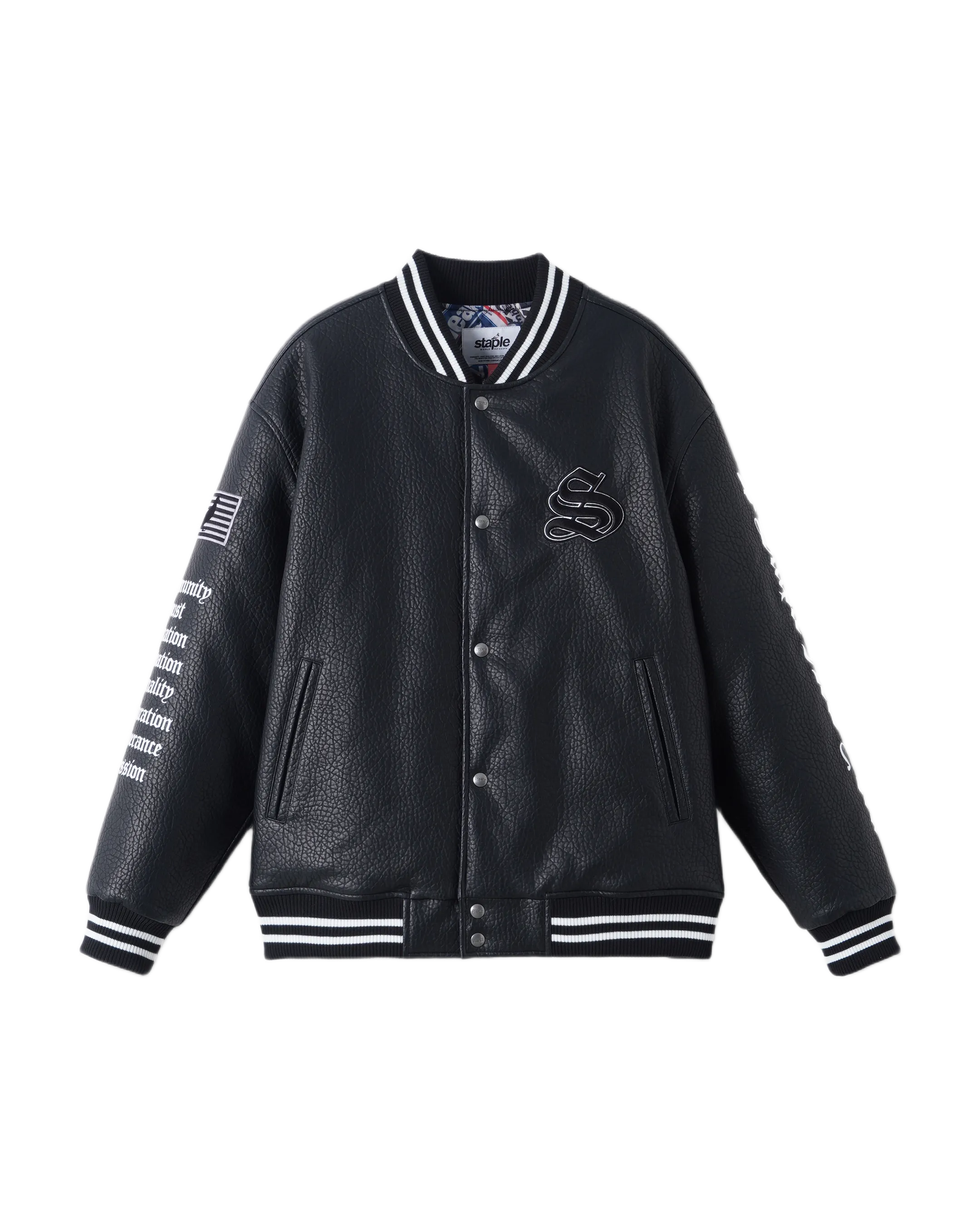 UV Block Frictionless Inner Layer Rockefeller Varsity Jacket