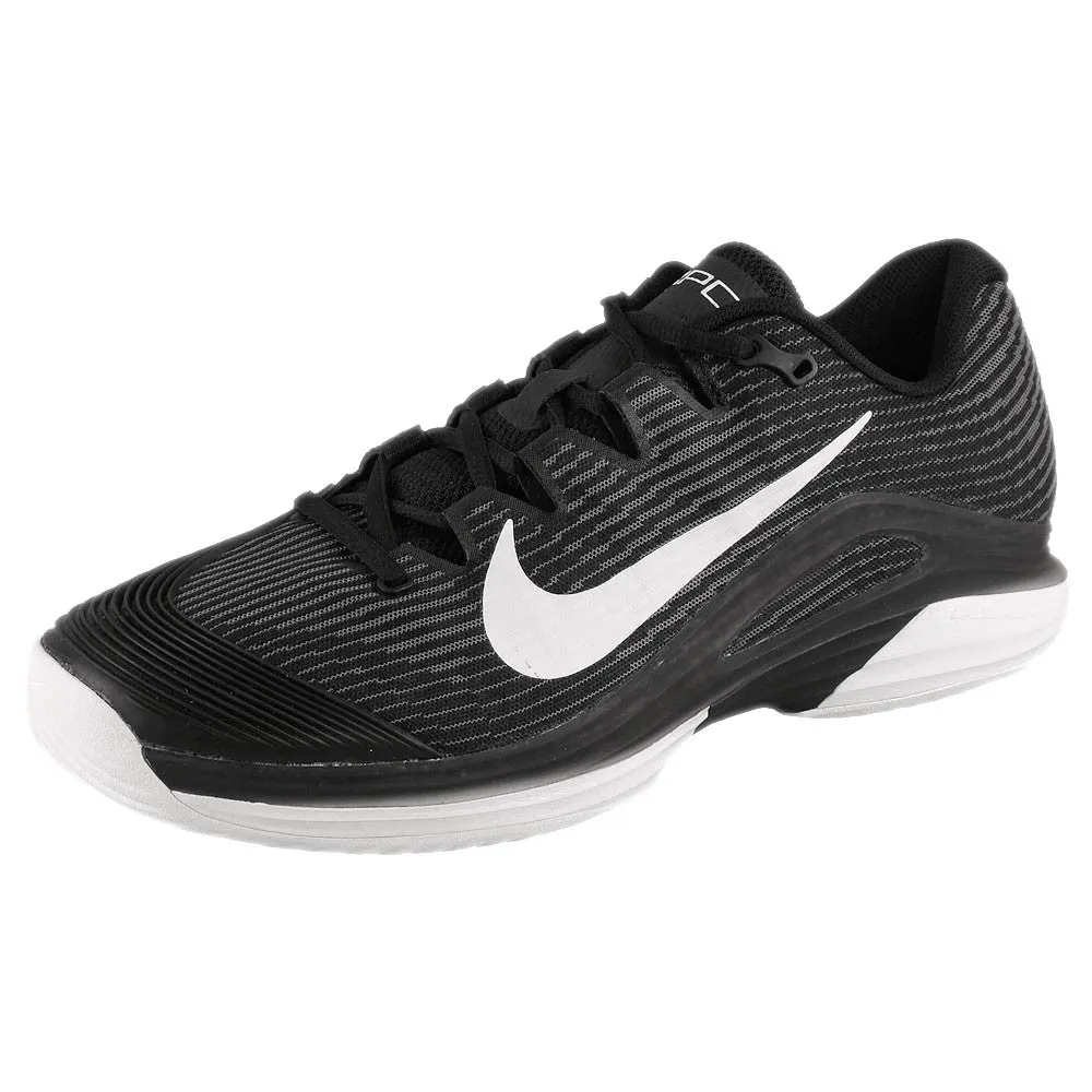 Nike Men's Air Zoom Vapor 12 - Black/White Ventilated