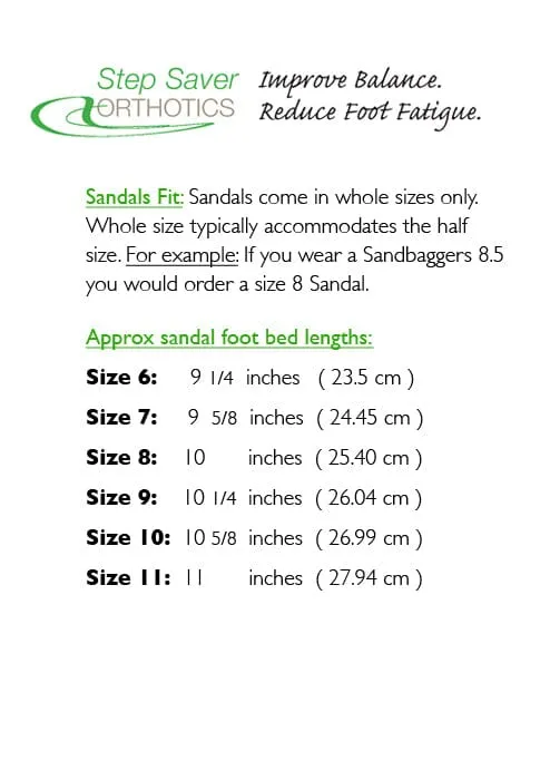 Fresh Ventilation Sandbaggers: Women's Golf Sandals - Tango Teak