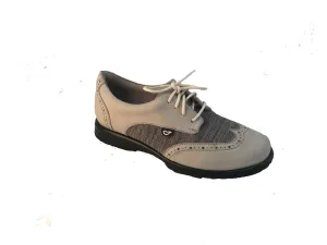Sandbaggers: Women's Golf Shoes - Charlie Heathered Tweed Gray Breath Ease