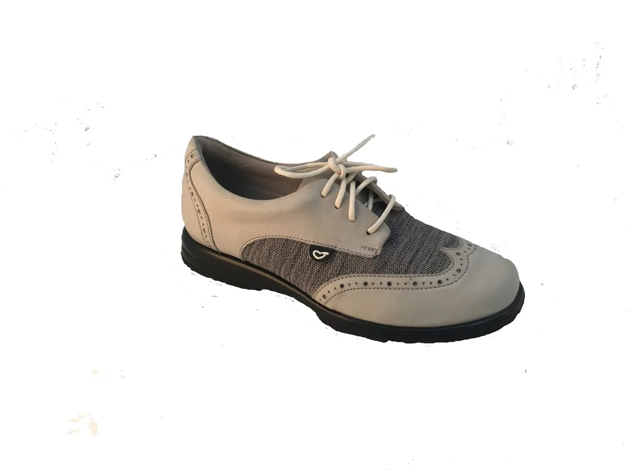 Sandbaggers: Women's Golf Shoes - Charlie Heathered Tweed Gray Breath Ease