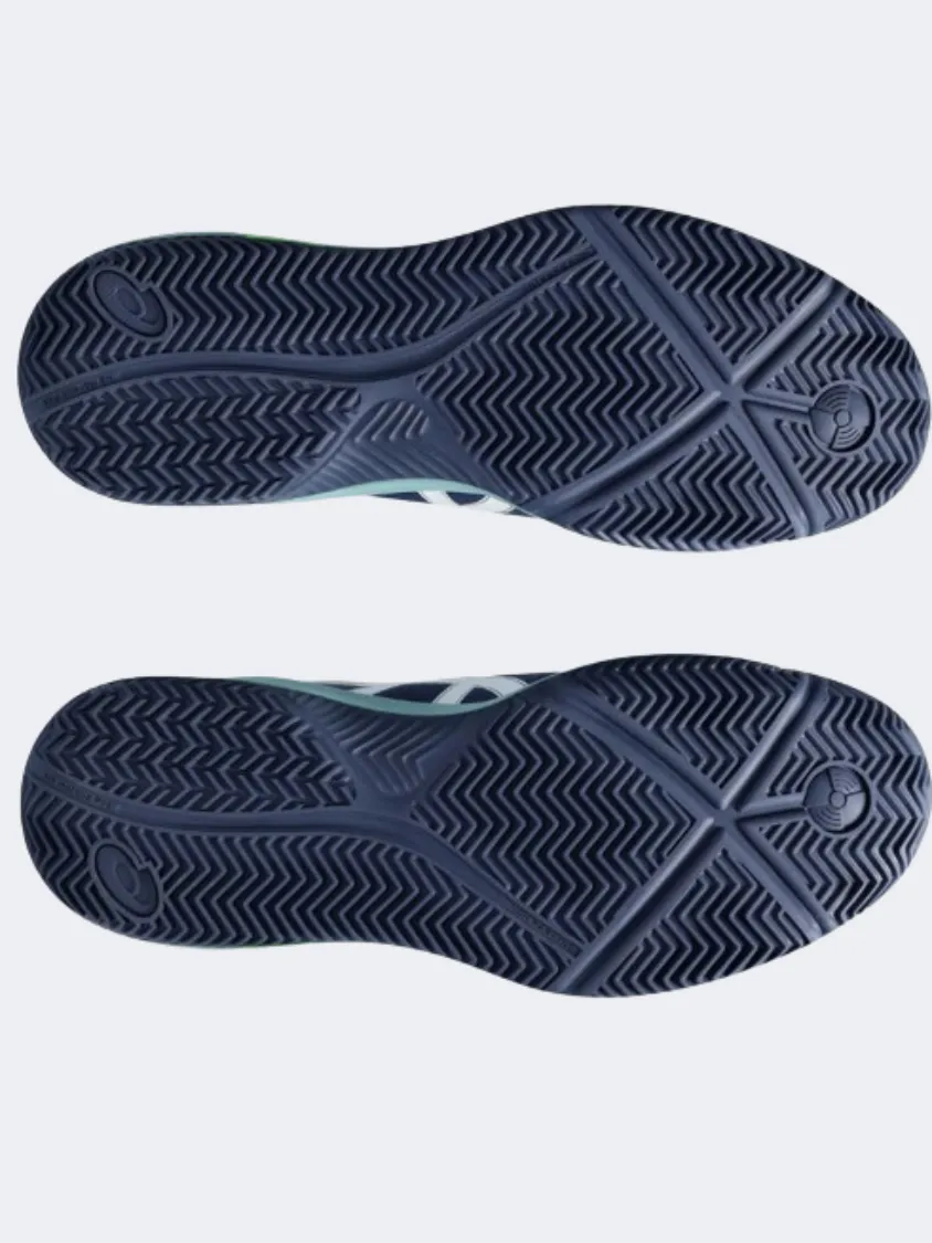 Asics Dedicate 8 Men Tennis Shoes Thunder Blue/White Fantasy Path Cactus Cool