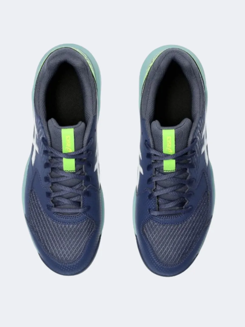 Heat Dissipating Insoles Season Ease Asics Dedicate 8 Men Tennis Shoes Thunder Blue/White