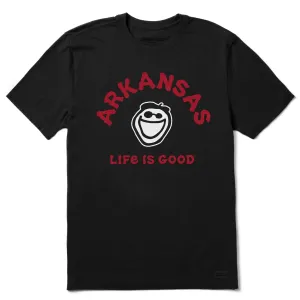 Men's Jake Arkansas Short Sleeve Crusher Tee BreathableFabric Modern Comfort Style