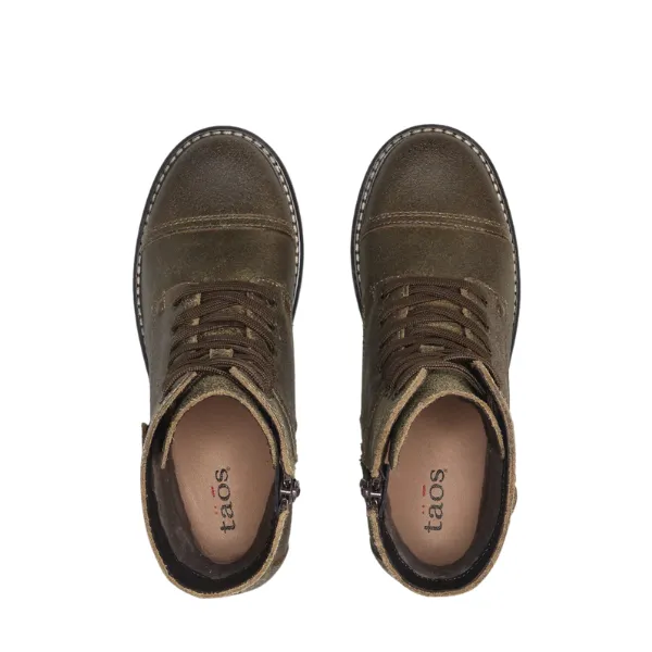 Taos Women's Crave Boot Olive Elastic Band