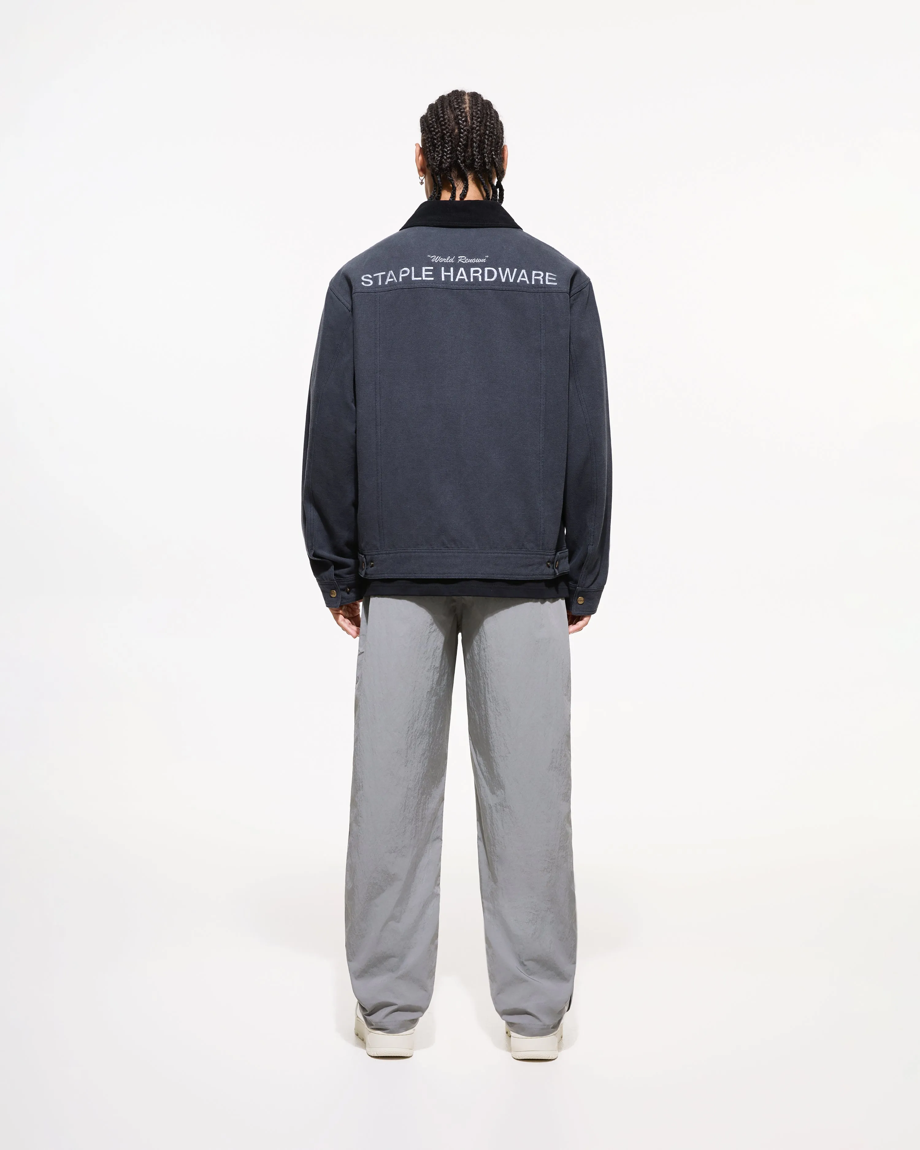 Hardware Canvas Jkt Plaid Print Relaxed Layers