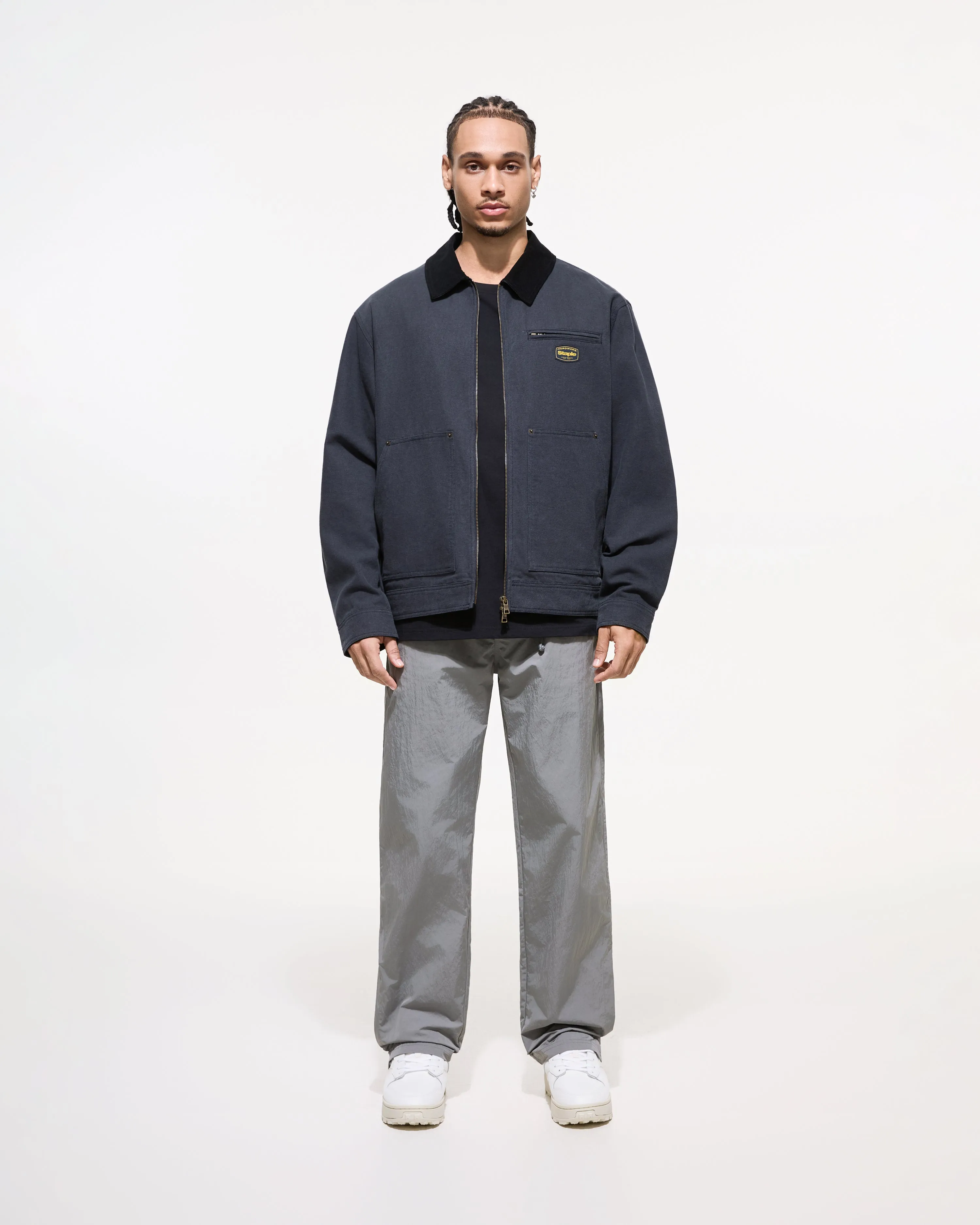 Noise Free Fabric Hardware Canvas Jkt