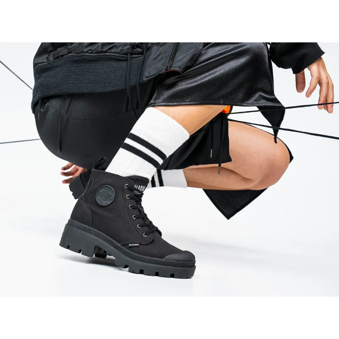 Step Control Toe Protection Pallabase Twill Boot in Black from Palladium