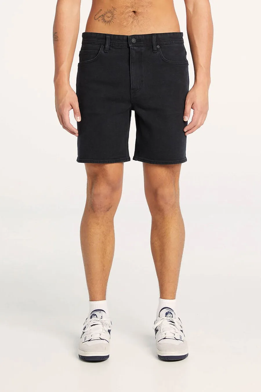L-Three Short Industry Black Quick Comfort Quick Slip