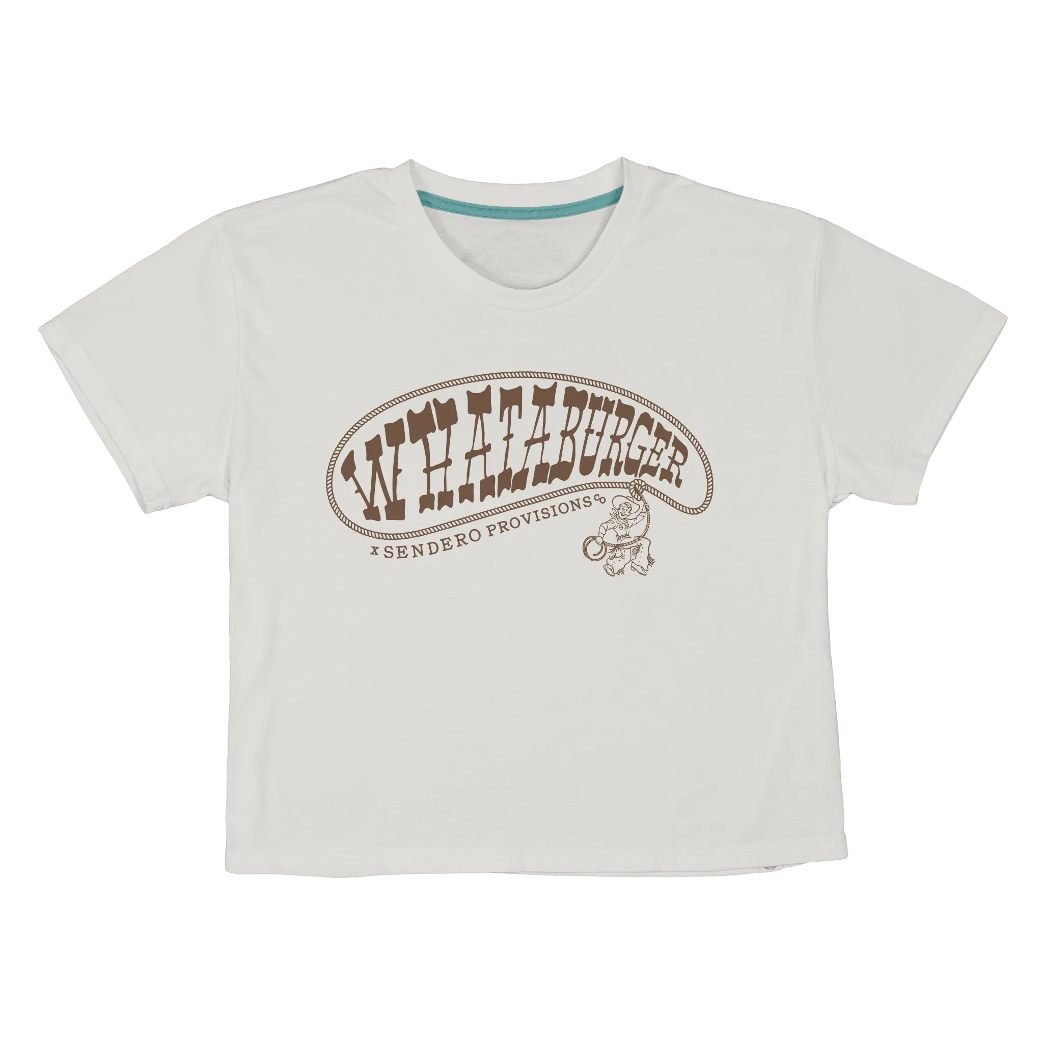 Sendero x Whataburger WhataRopin' Crop Tee Biodegradable Options