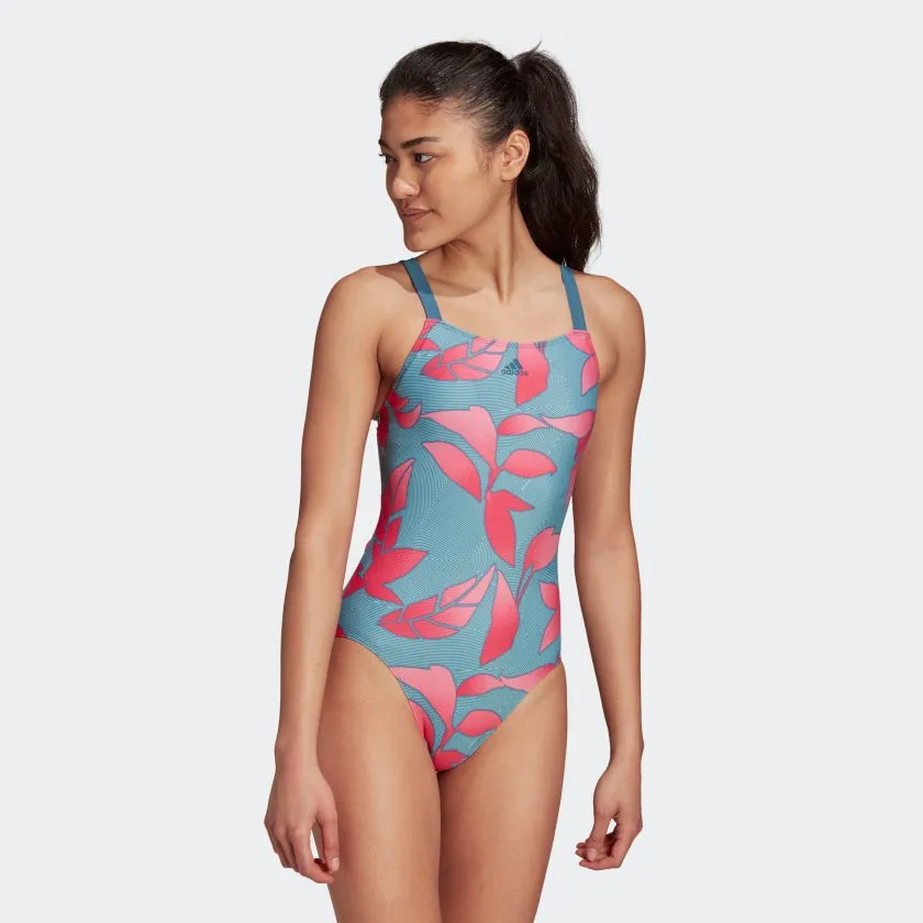 No Gap Waist SH3.RO Nature Swimsuit Mint Ton/ Orbit Indigo