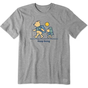 Men's Keep Going Winnie Short Sleeve Tee Perfect Comfort Subtle Logo Placement