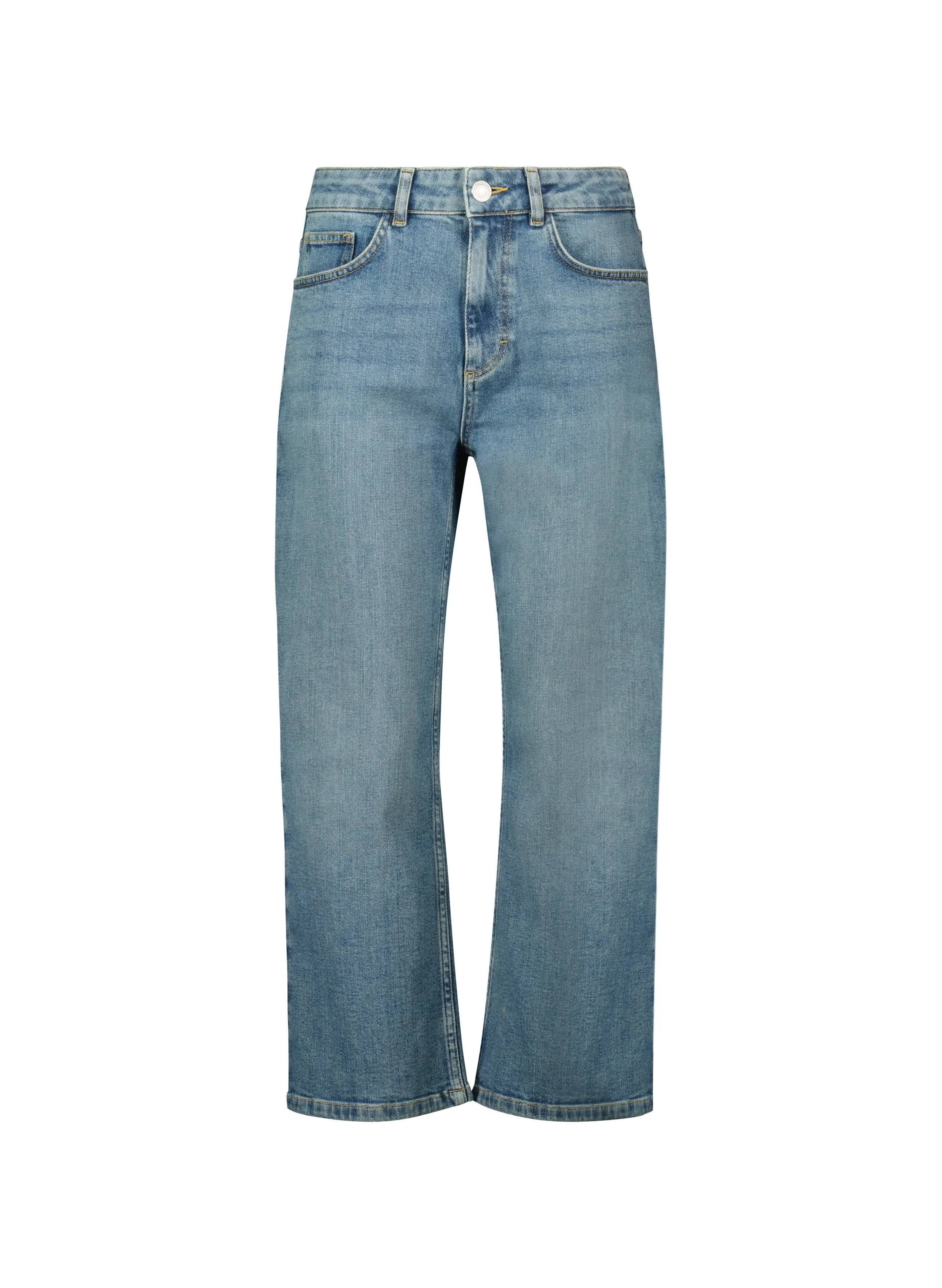 Nola Organic Cotton Stretch Crop Straight?Leg Jeans Ever Versatile
