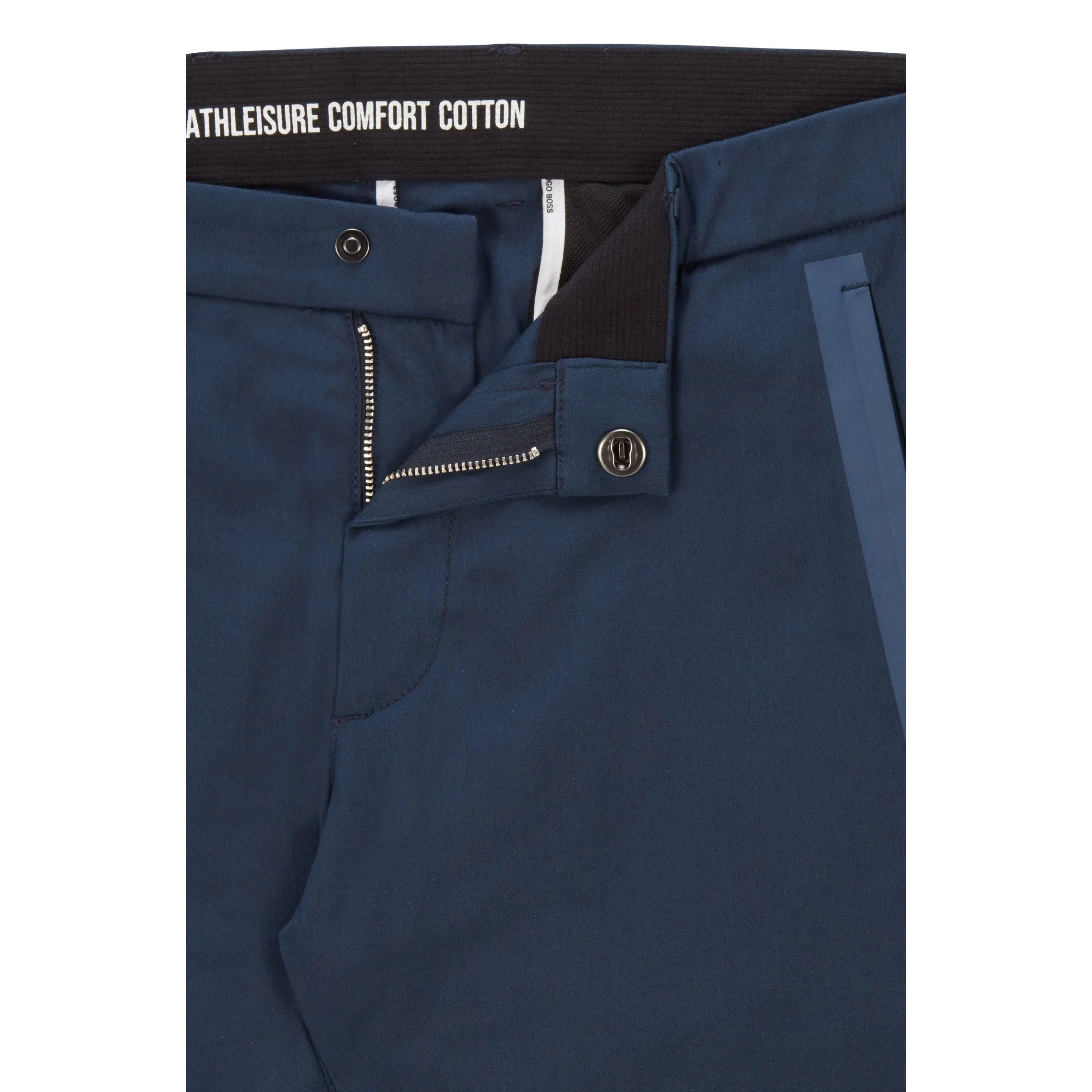 Hugo Boss Rogan Golf Pants - Navy Comfortable Fit Wear Distressed finish