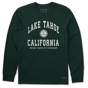 Men's Lake Tahoe Arch Long Sleeve Crusher Tee Comfortable apparel