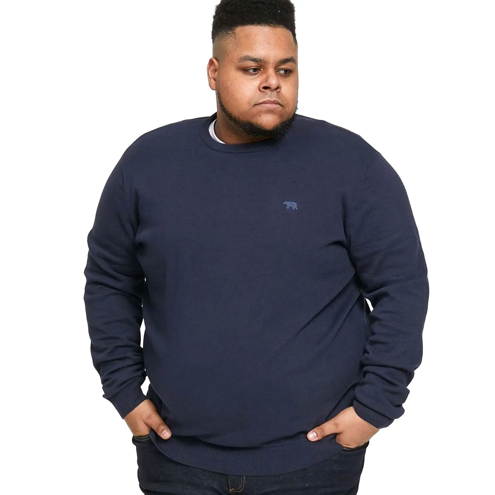 product festival wearability product duck cloth ruggedness D555 Mens Jovanni Big & Tall Crew Neck Sweatshirt