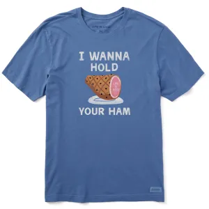 Men's I Wanna Hold Your Ham Short Sleeve Crusher Tee Urban Look