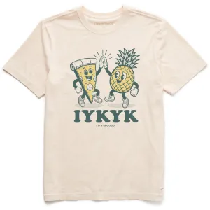 Stylish Men's IYKYK Hawaiian Pizza Short Sleeve Crusher Tee