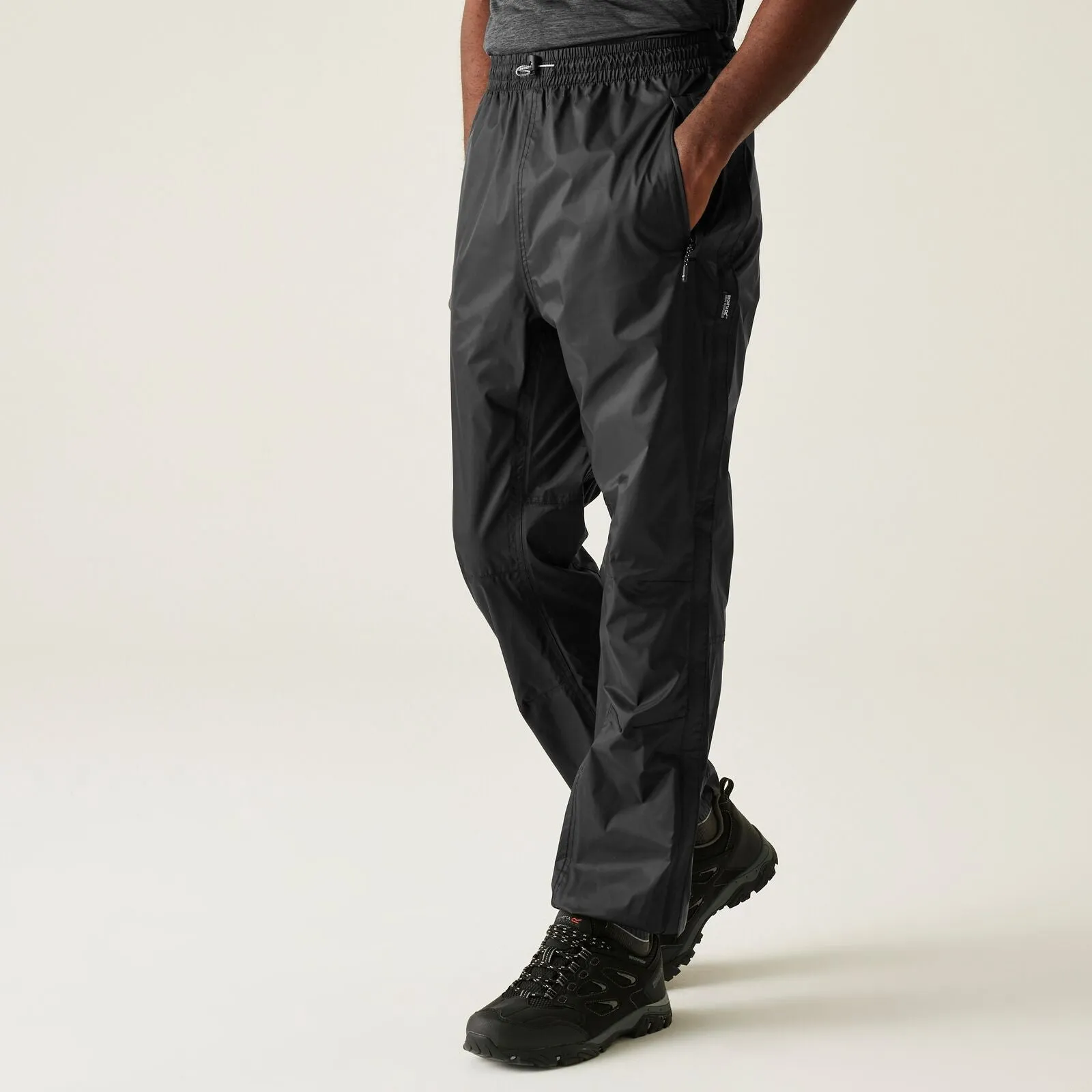 Stretch Material Regatta Mens Active Waterproof Breathable Overtrousers