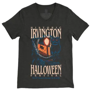 Irvington Halloween 2025 Festival V-Neck Low Impact Processing Anti Pill Surface