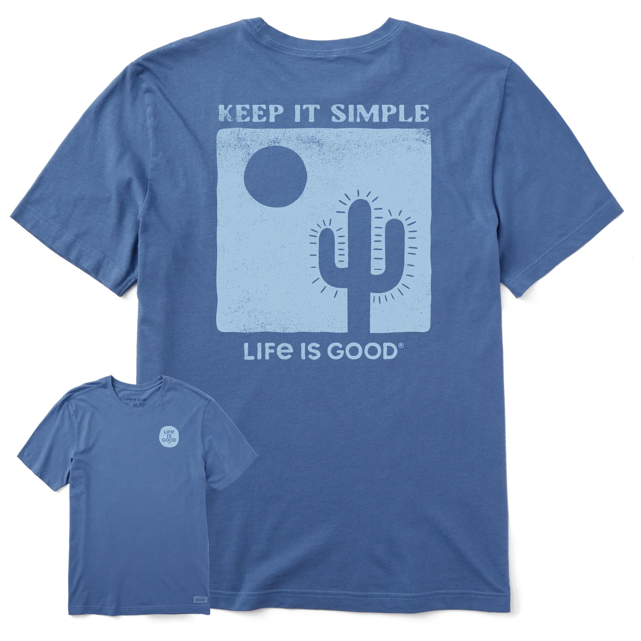 Soft Lining Men's Keep it Simple Cactus Short Sleeve Tee