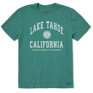 Men's Lake Tahoe Arch Short Sleeve Crusher Tee Valentine's Day Kids clothing
