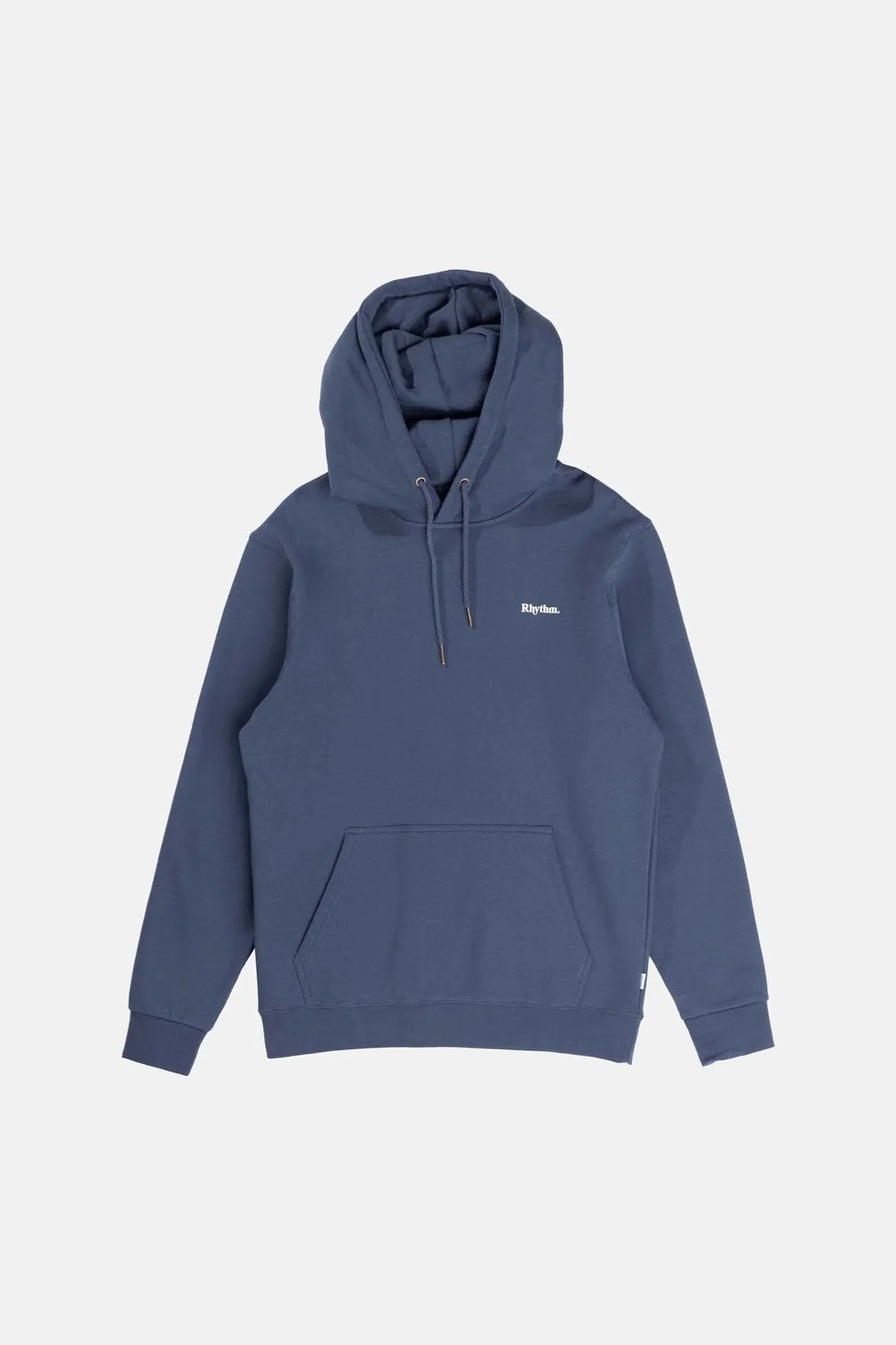 Brand Fleece Hood Navy Trendy Top