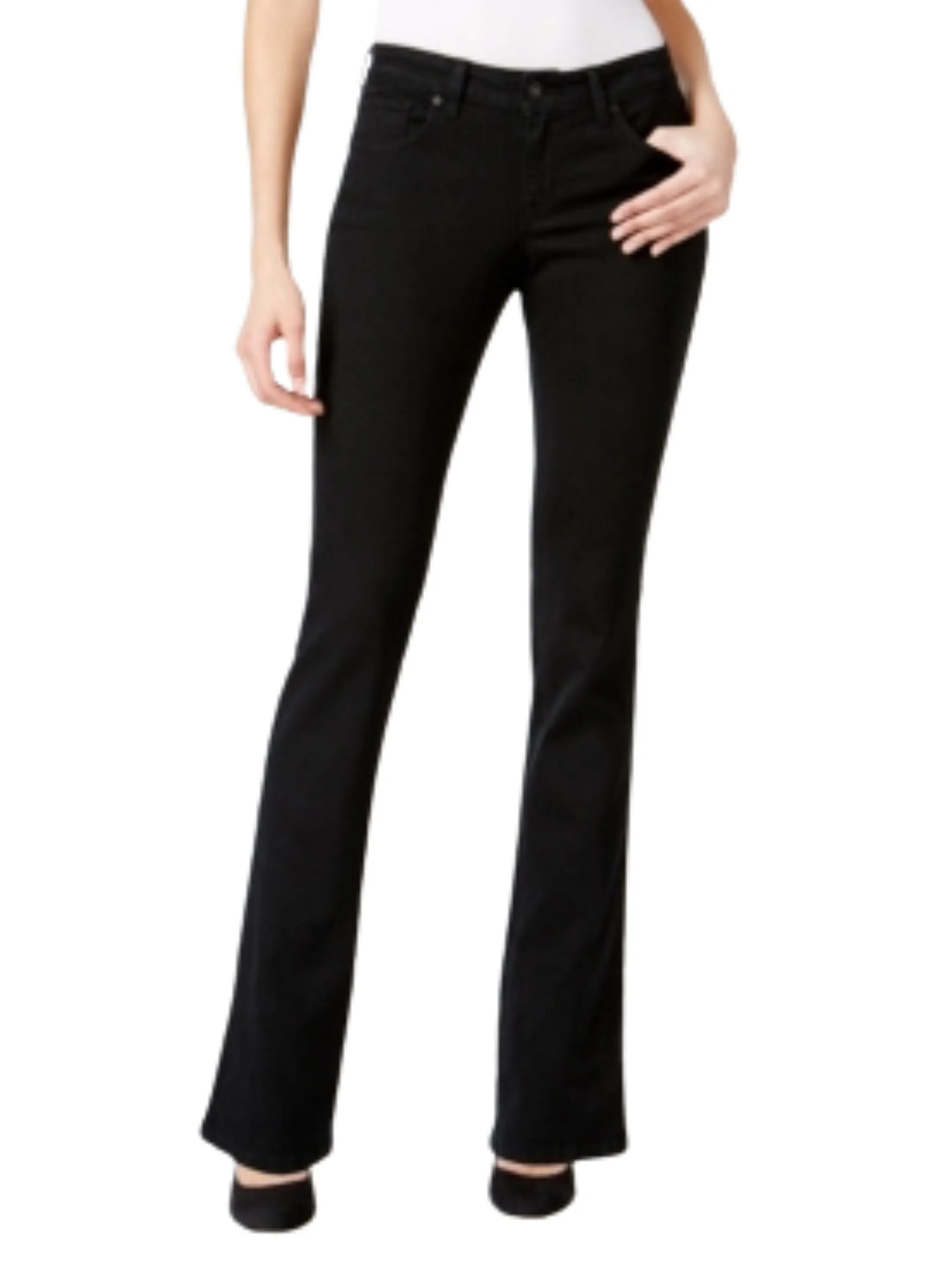 Festival Outfit Date Night Professional Wear Daily Wear Breathable Classic Women's Plain Jeans,Black