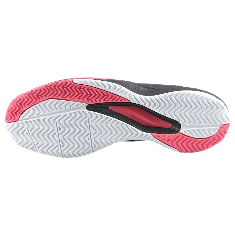 Wilson Men's Rush Pro Ace - White/Poppy Red Cushioned Arch Support