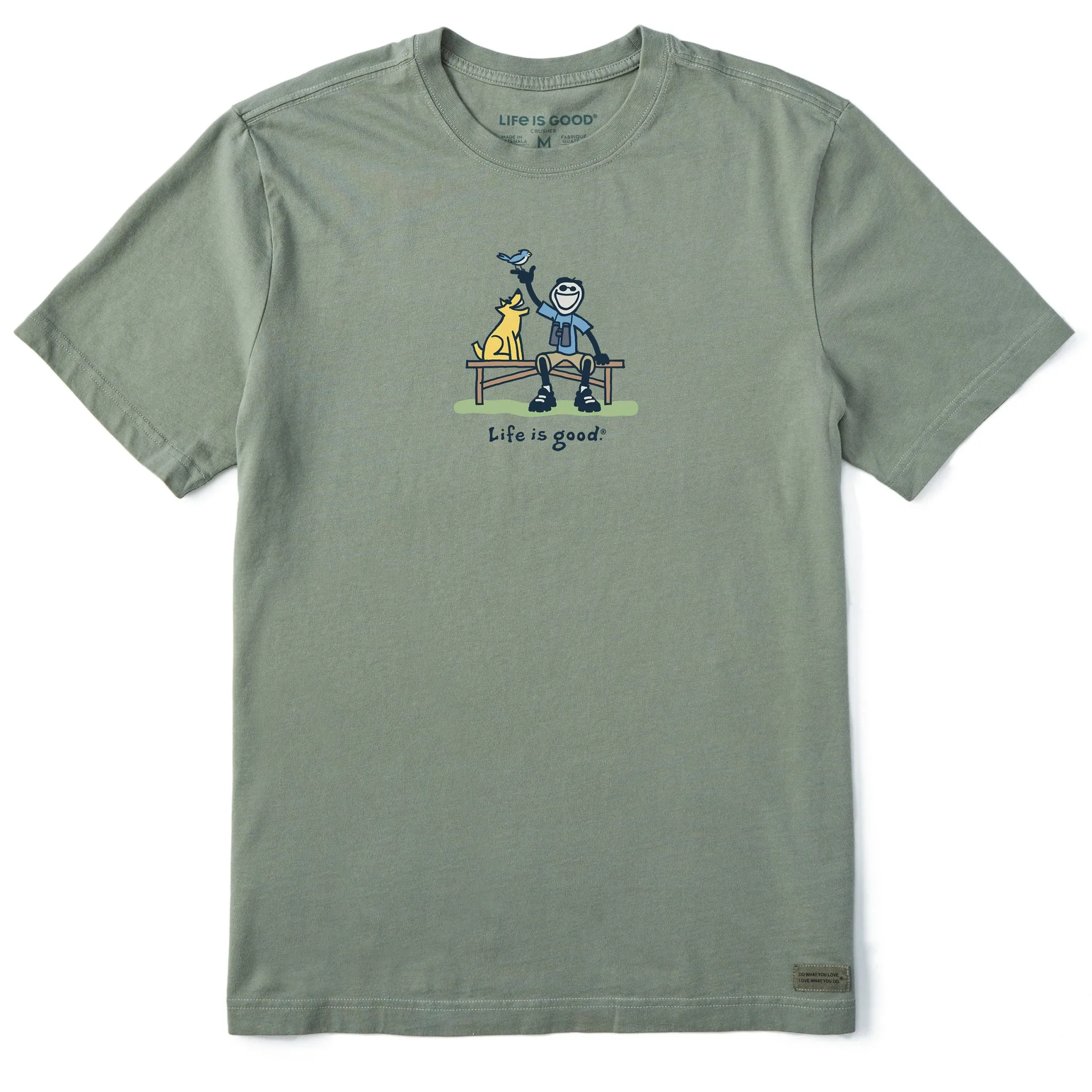 Comfortable And Trendy LayeredHemDetails Men's Jake and Rocket Birding Short Sleeve Tee