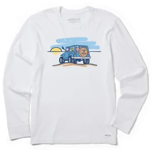 Short Sleeve Unisex versatility Men's Jake and Rocket Beach 4x4 Long Sleeve Crusher Tee
