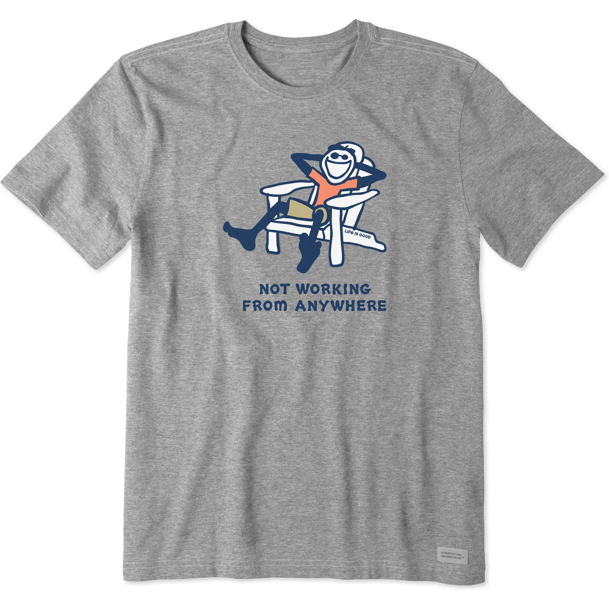 Simple and Light Men's Jake Not Working Short Sleeve Tee