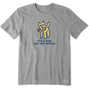 Chic Cut Moisture wicking Men's It's a Dog Eat Dog World Short Sleeve Tee
