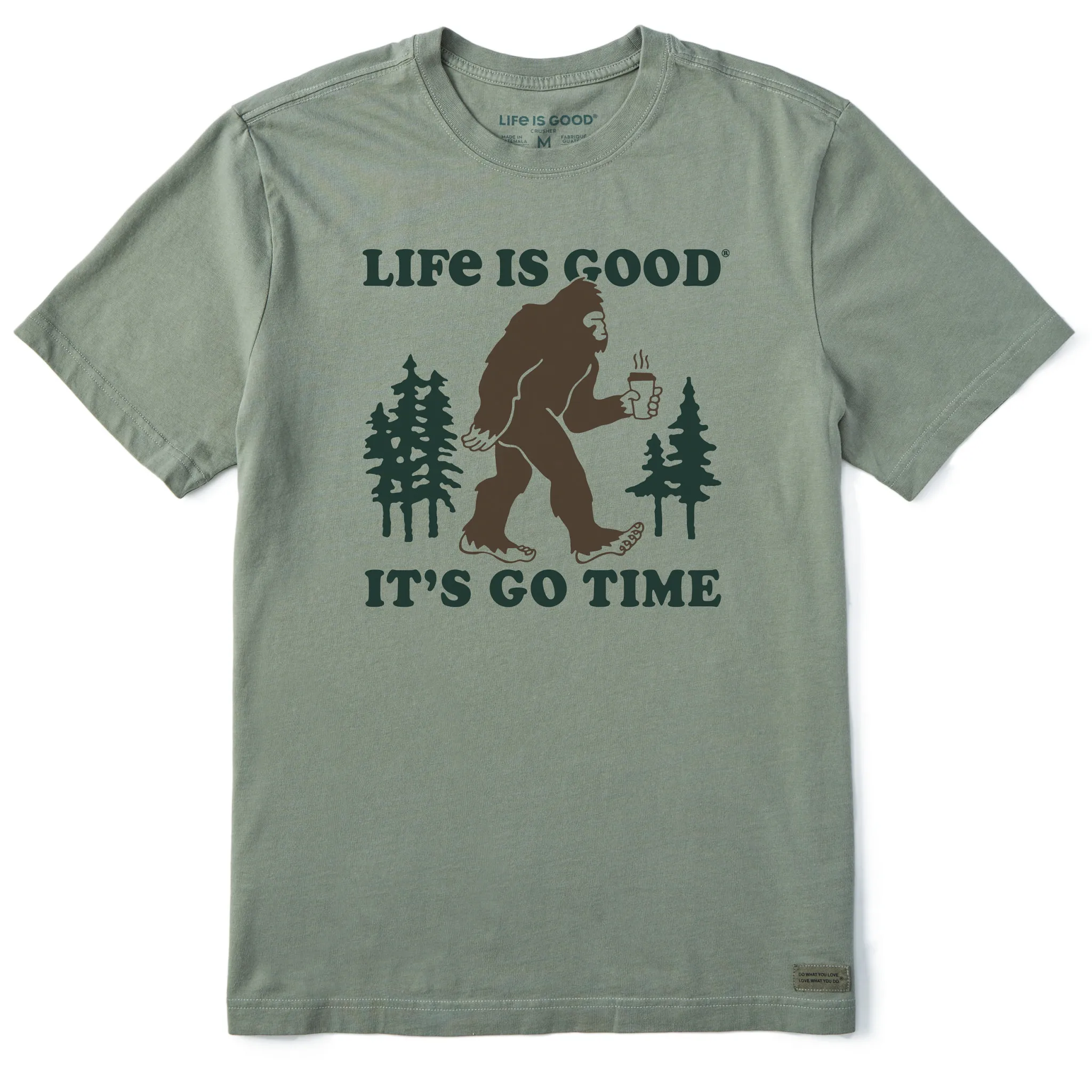 Perfect Fit Casual Essential Wear Men's It's Go Time Sasquatch Short Sleeve Tee