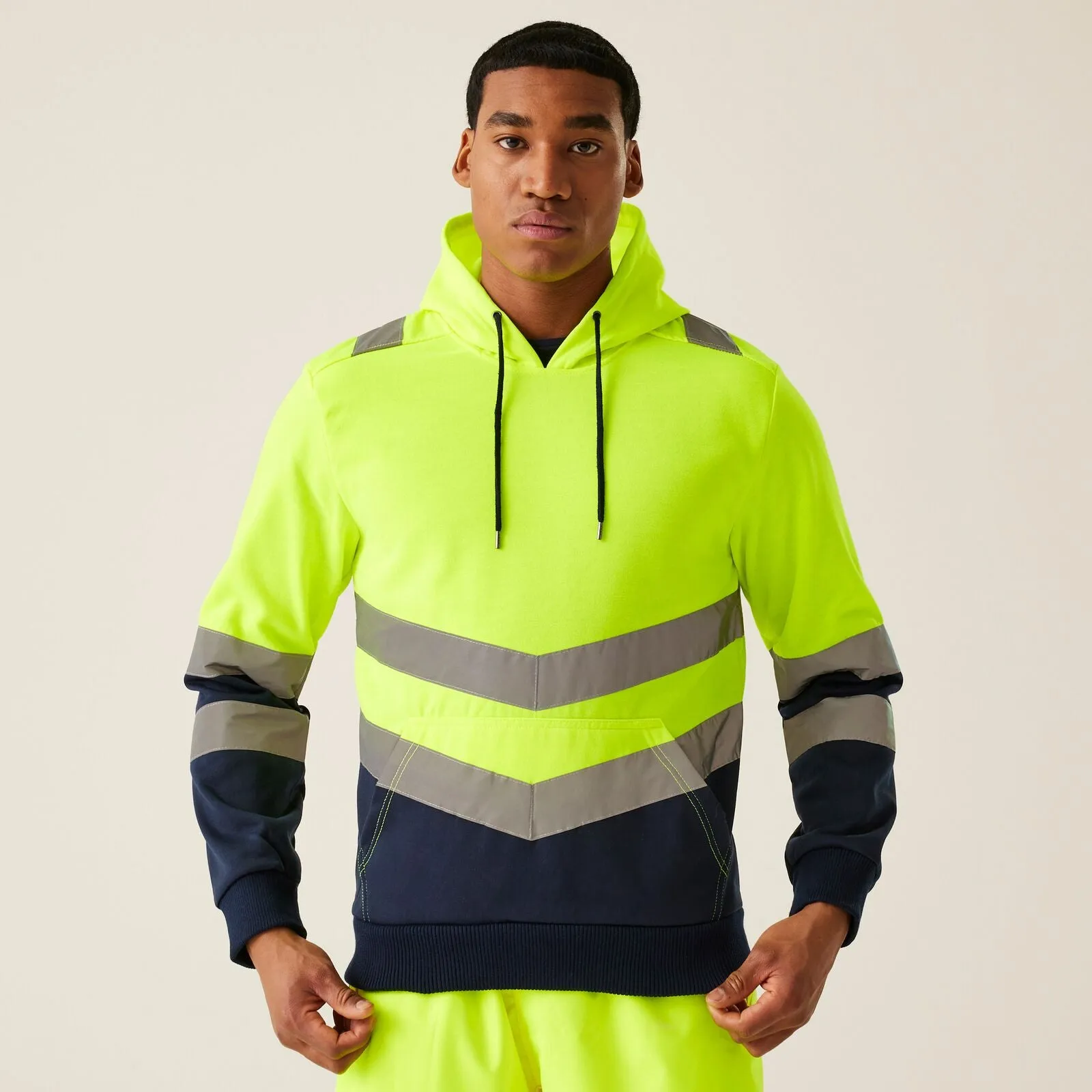 Urban Fashion Regatta Professional Mens HI-VIS Two Tone Hoodie