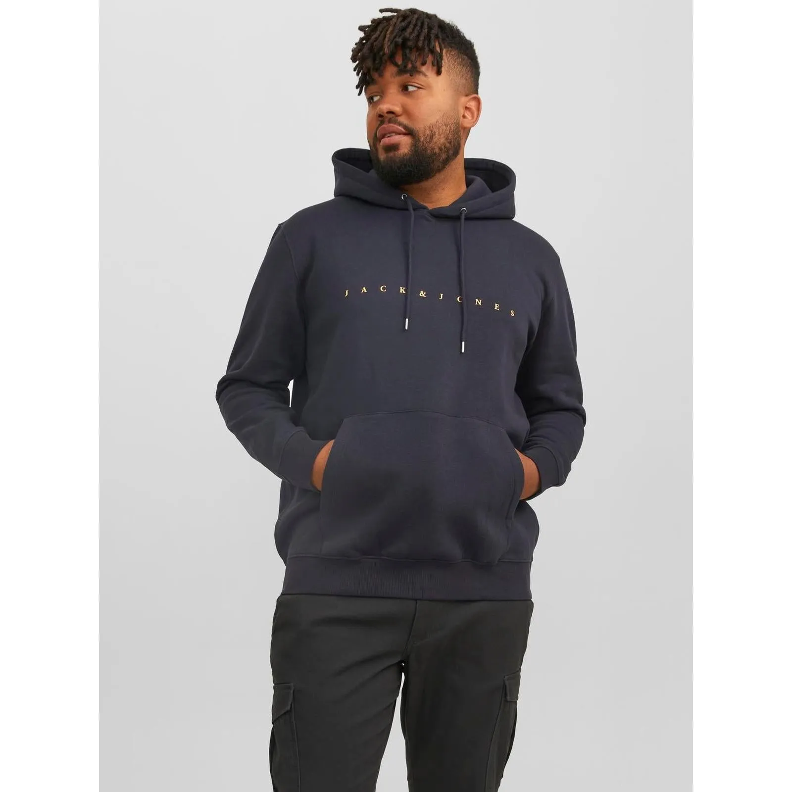 Cozy pieces Regular Fit Jack & Jones Mens Star Big & Tall Pullover Hoodie