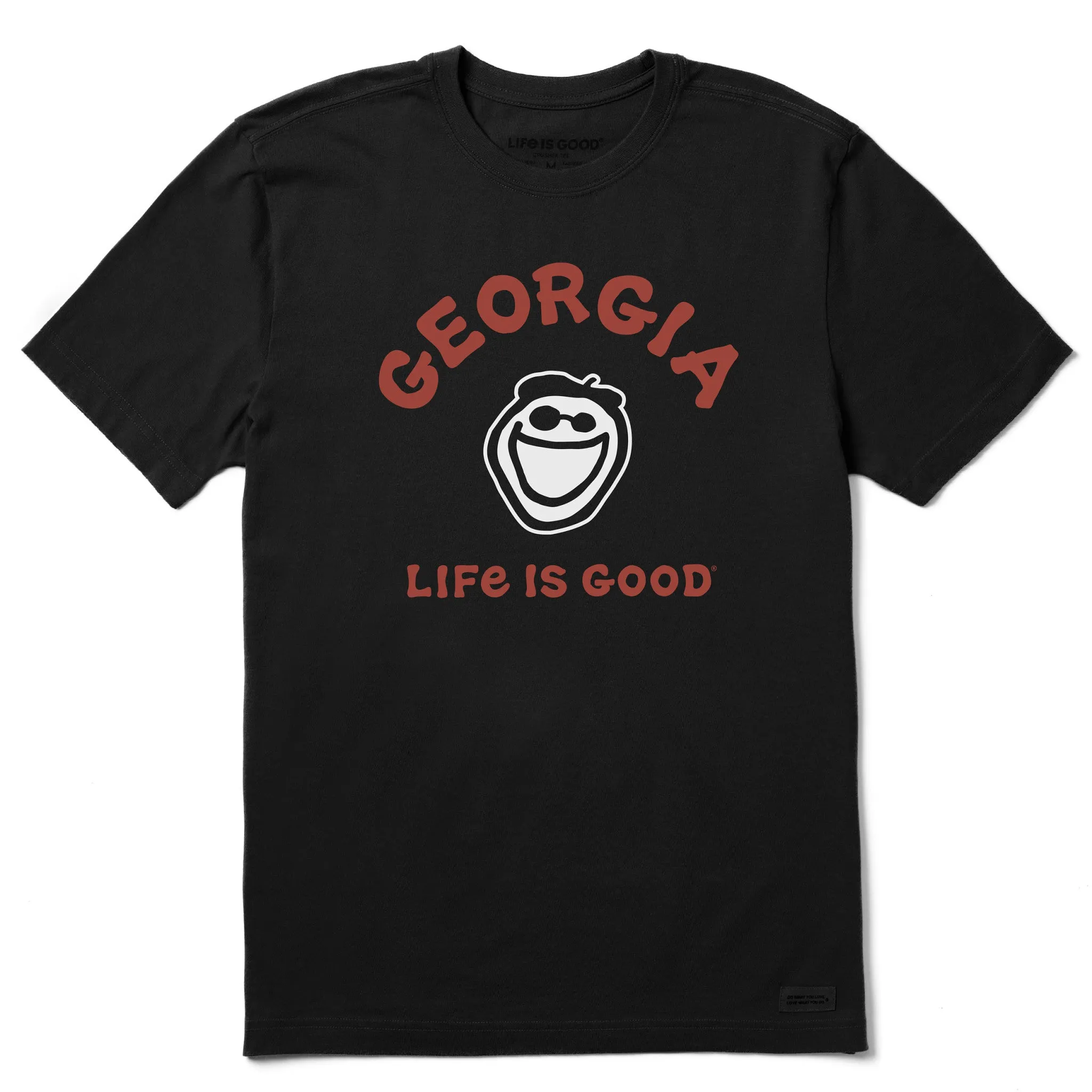 Men's Jake Georgia Short Sleeve Crusher Tee Soft and Light
