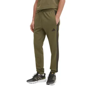 Adidas Essential 3 Stripes Fleece Pants Olive JE8150 Casual Style Windproof coating