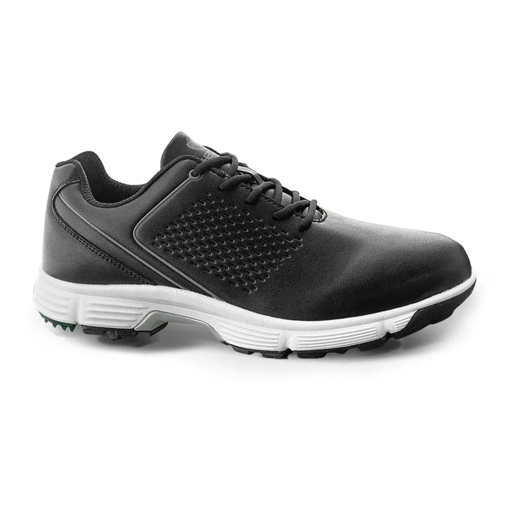 Ask Echo  G617 Men's Professional Spikes Golf Shoes / Black High Speed