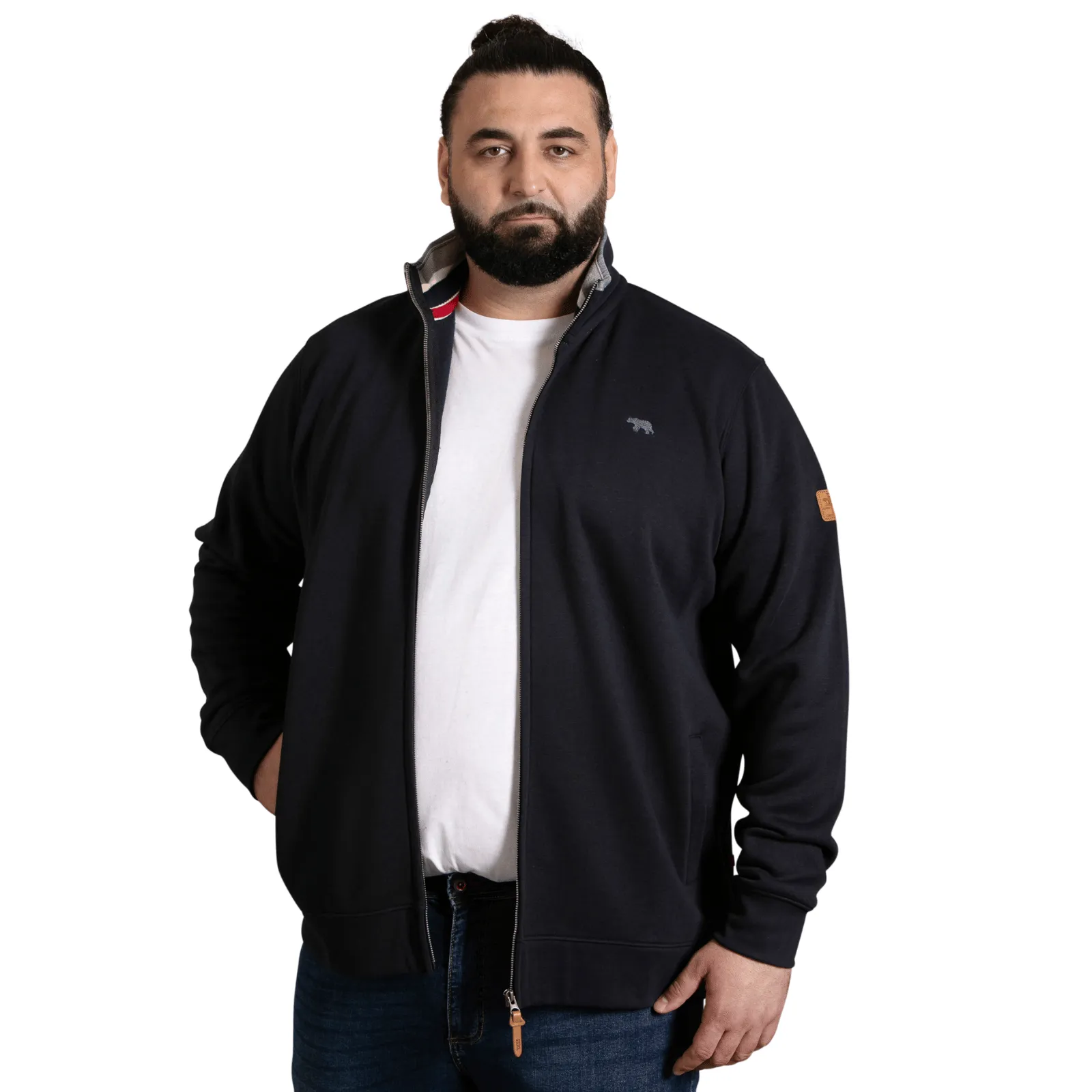 product surfing suitable balance D555 Mens Johnson Big & Tall Full Zip Sweatshirt