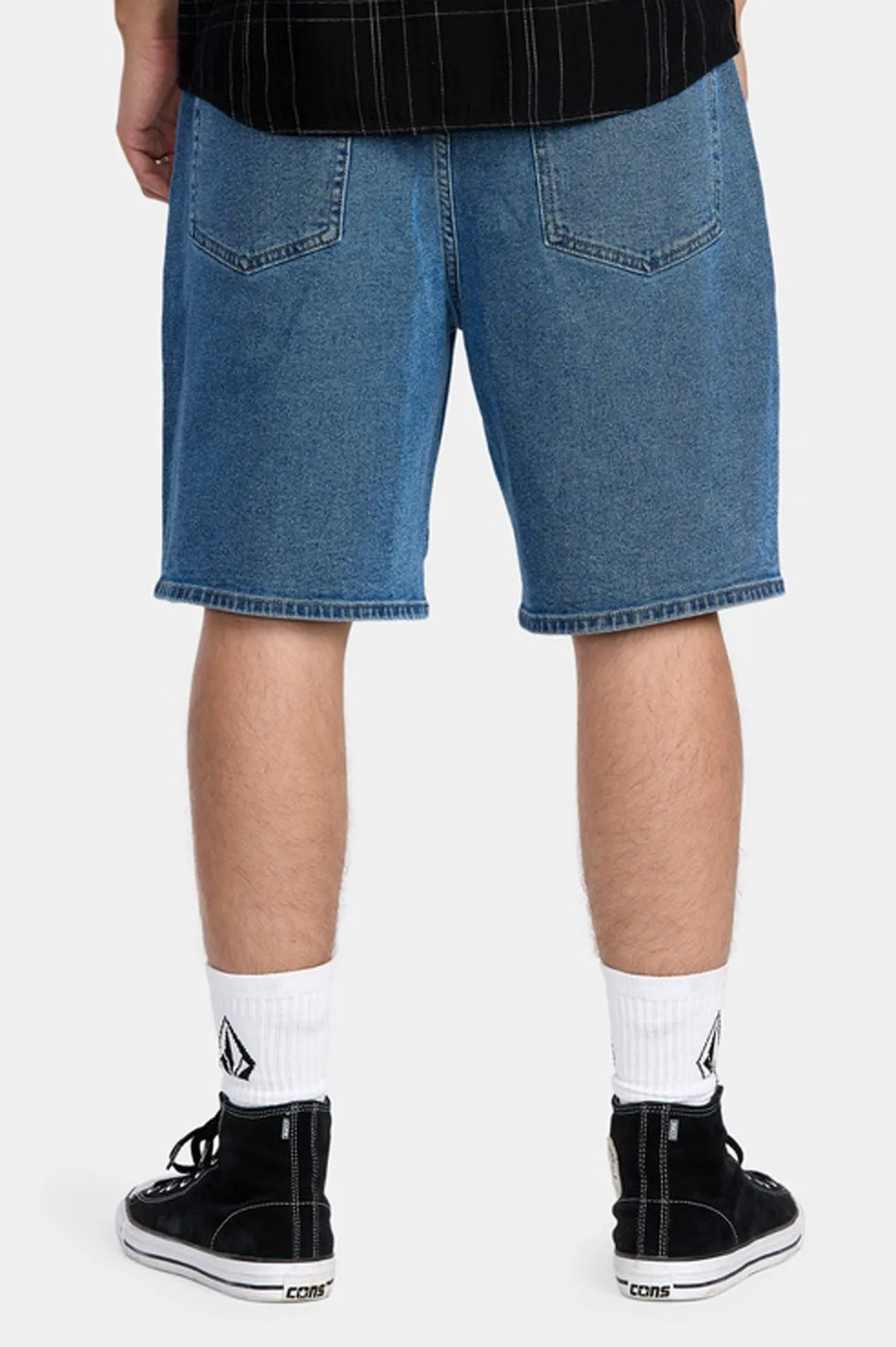 Mesh Ventilation Zones Festival wear Billow Denim Short 22 Deep River Blues