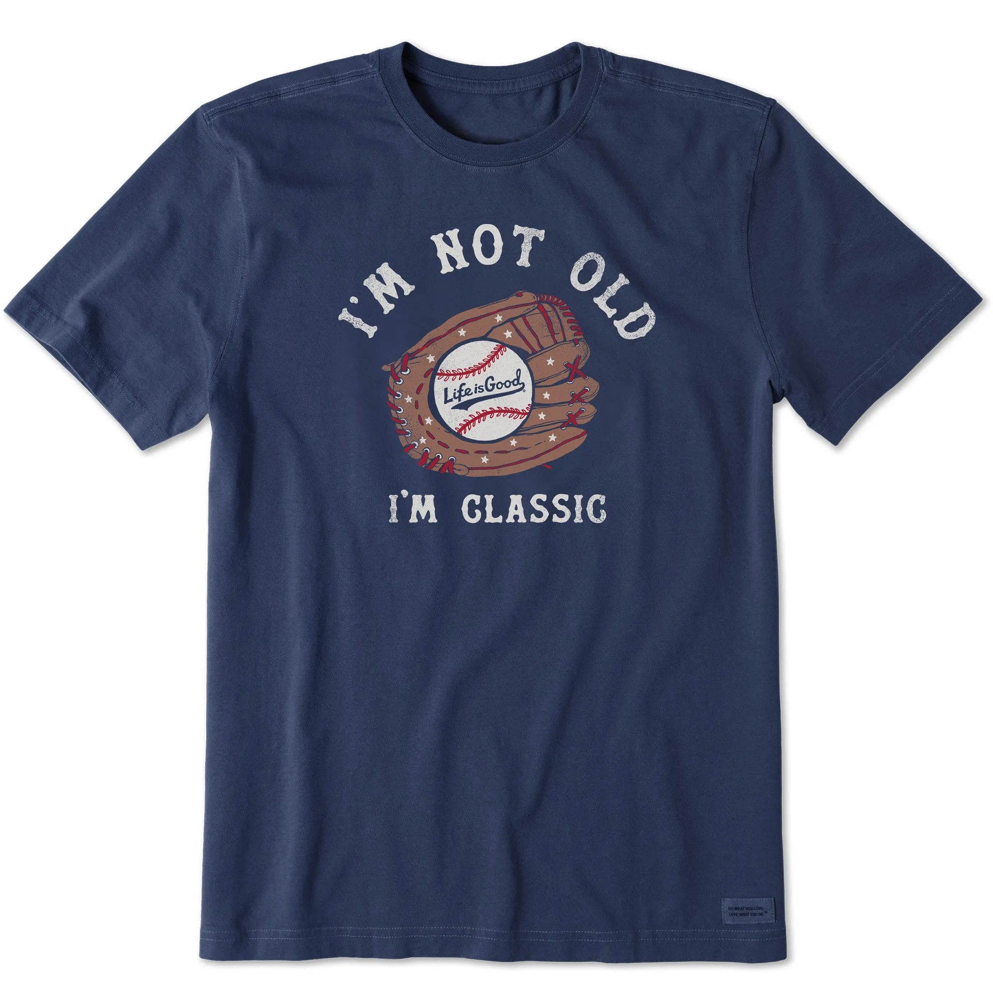 Men's I'm Classic Baseball Short Sleeve Tee Stretchable Fabric