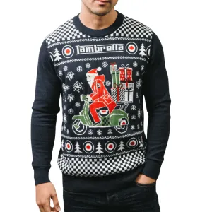 Lambretta Mens Christmas Jumper Comfortable clothing
