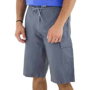 Men's Cotton Cargo Short,Grey Colorfast Treatment DoubleLayeredKnees
