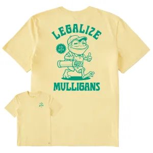 Men's Legalize Mulligans Frog Short Sleeve Tee Cozy Style futuristic