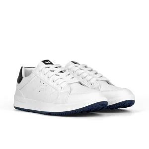 Ask Echo G2 Men's Professional Leather Golf Shoes  / White Rugged Design