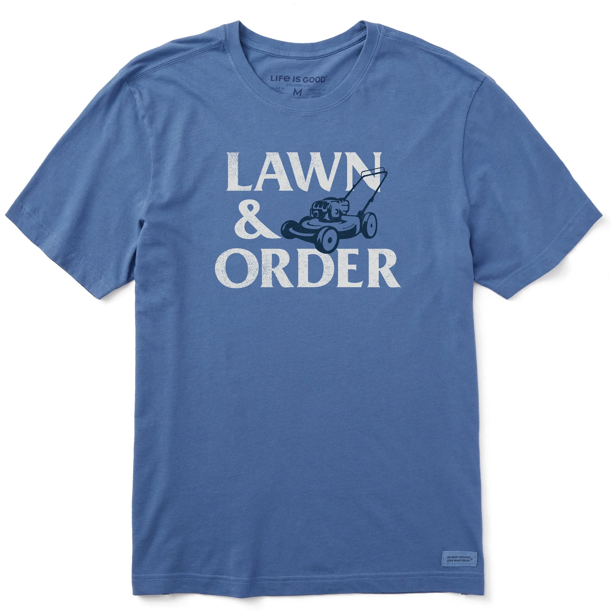 Weekend Ready Summer Essential Men's Lawn and Order Logo Short Sleeve Tee