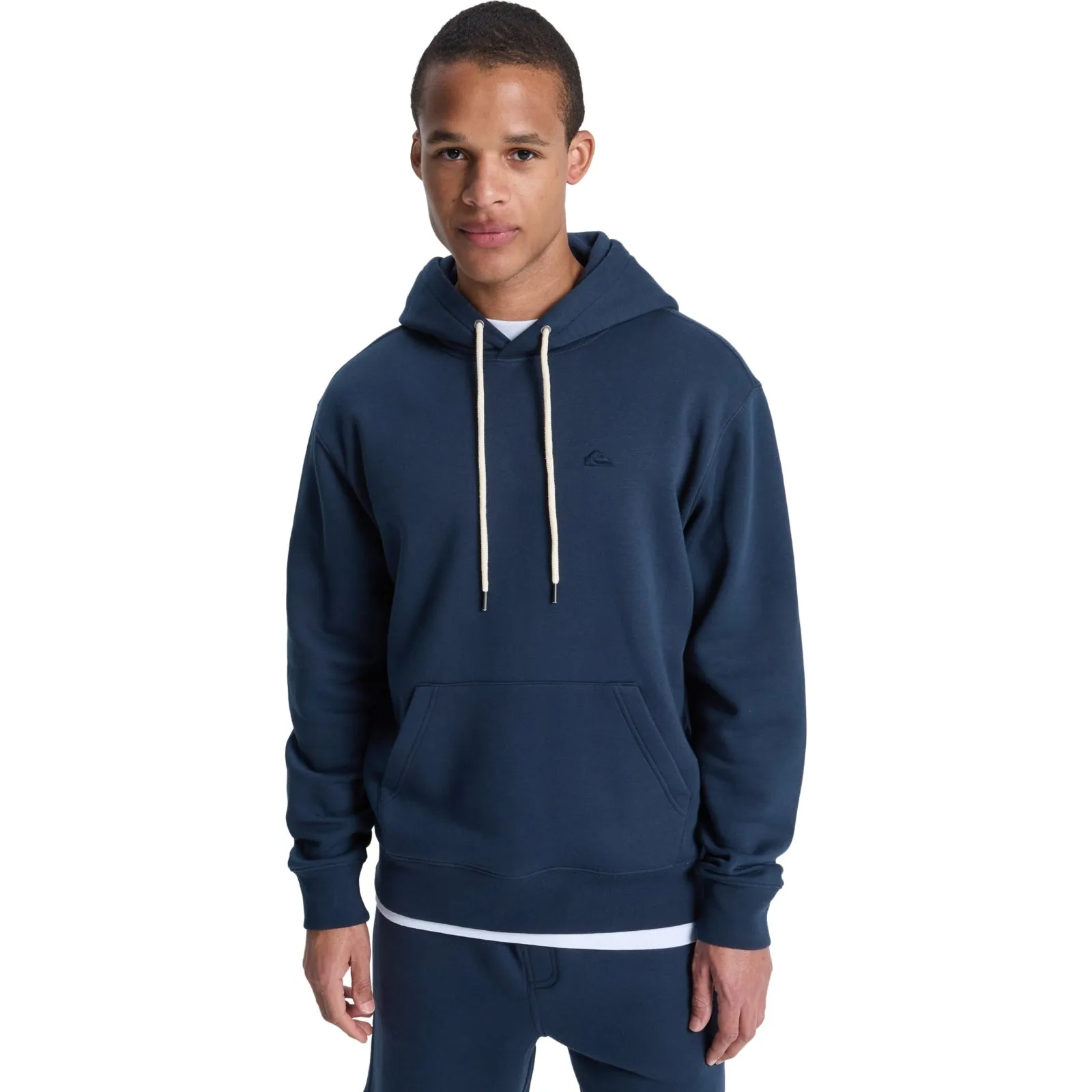 Quiksilver Mens Salt Water Embroidered Hoodie Coffee Shop