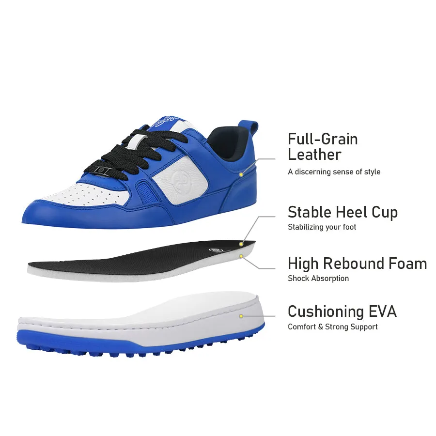 Comfort Power Adaptive Motion Ask Echo X Goating Player P101 Spikeless Golf Shoes / Blue
